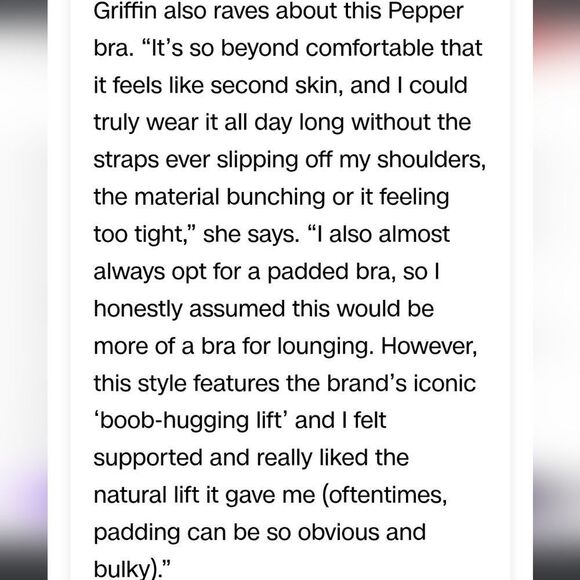 Pepper Ultra Fine Bralette Tuscan NWOT XSMALL - Picture 8 of 8